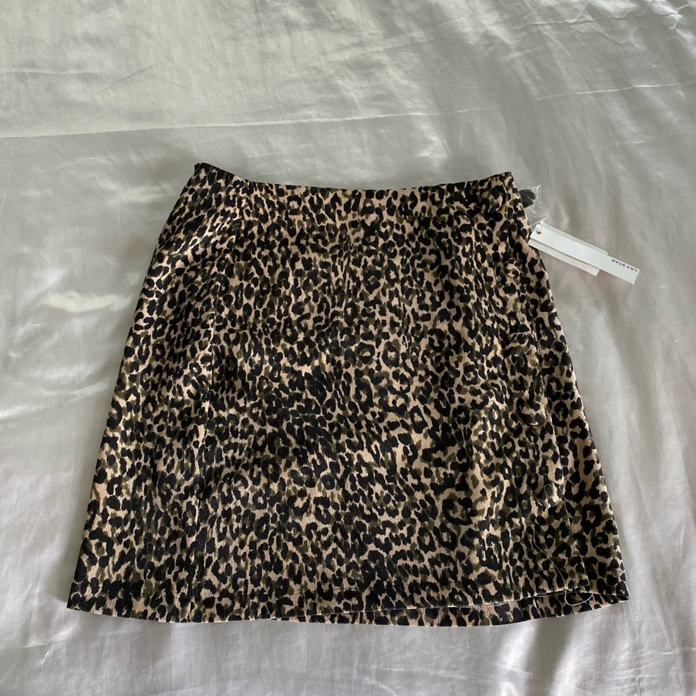 cheetah print skirt